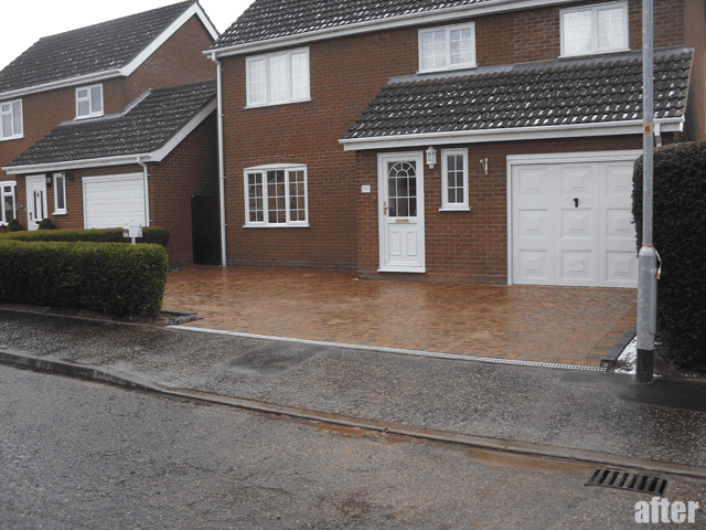 Driveway paving